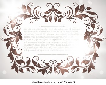 vintage decorative background for retro design