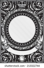 Vintage decorative blank