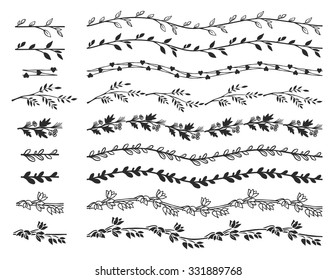 Simple leaf border Images, Stock Photos & Vectors | Shutterstock