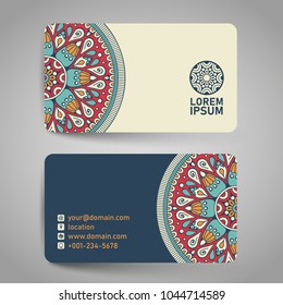 Vintage decorative business card