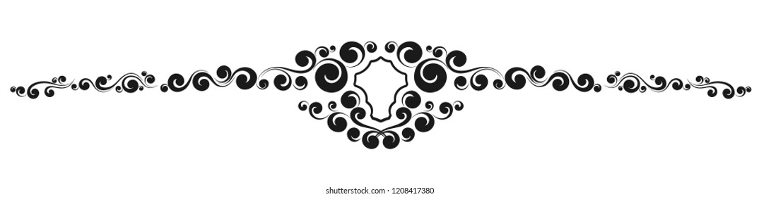 Vintage decorative calligraphic borders. Template signage, logos, labels, stickers, cards. Classic design elements for greeting cards, diplomas, certificates and awards. Graphic design page.