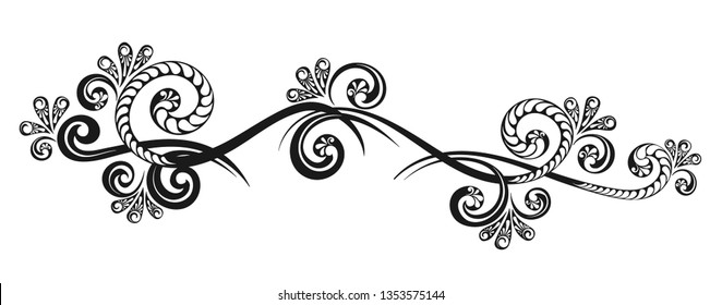Vintage decorative calligraphic borders. Template signage, logos, labels, stickers, cards. Classic design elements for greeting cards, diplomas, certificates and awards. Graphic design page.