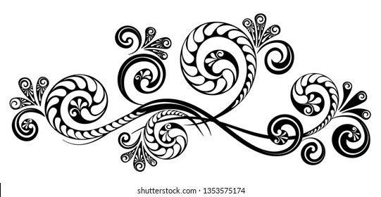 Vintage decorative calligraphic borders. Template signage, logos, labels, stickers, cards. Classic design elements for greeting cards, diplomas, certificates and awards. Graphic design page.