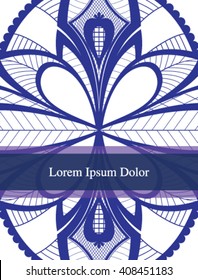 Vintage decorative card or invitation - Vector illustration.