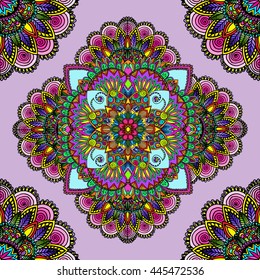 Vintage decorative element. Hand drawn vector stock illustration.