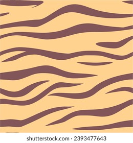 Vintage decorative elements. Abstract curved lines ornament. Animal skin. Seamless pattern. Abstract background.