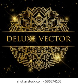 Vintage decorative elements. Business Cards. Ornamental floral. Oriental pattern, vector illustration. Islam, Arabic Indian turkish motifs