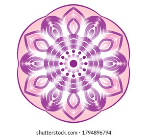 Vintage dekorative Elemente der Blume Mandala. Orientalisches Muster, Vektorgrafik. Islam, arabisch, indisch, marokkanisch, spain, türkisch, pakistanisch, chinesisch, mystisch, ottomanisch. Farbbuchseite