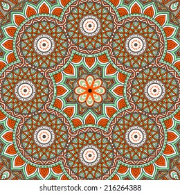 Vintage decorative elements. Hand drawn background. Islam, Arabic, Indian, ottoman motifs.