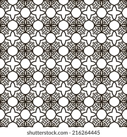 Vintage decorative elements. Hand drawn background. Islam, Arabic, Indian, ottoman motifs.