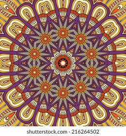 Vintage decorative elements. Hand drawn background. Islam, Arabic, Indian, ottoman motifs.