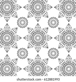  Vintage decorative elements. Hand drawn background.