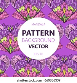 Vintage decorative elements. Hand drawn background. Islam, Arabic, Indian, ottoman motifs. Perfect for printing on fabric or paper.