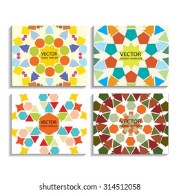Vintage decorative elements. Islam, Arabic, Indian, ottoman motifs. Vintage Vector Brochure , Cover, Flyer, Leaflet Design Template.