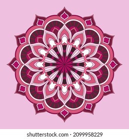 Vintage decorative elements. Oriental pattern, vector illustration. Mandala.