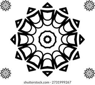 Elementos decorativos de Antiguas. Patrón oriental, Ilustración vectorial. Islam, árabe, indio, turco, Pakistán, chino, motivos otomanos. ilustración de Vector