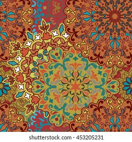 Vintage decorative elements. Oriental pattern, vector illustration. Islam, Arabic, Indian, Turkish, Pakistan, Chinese, Moroccan, Ottoman motifs