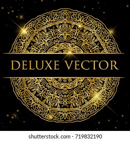 Vintage decorative elements. Ornamental floral. Oriental pattern, vector illustration. Islam Indian turkish motifs