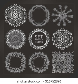 Vintage decorative elements. Vector illustration. 10 eps