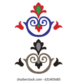 Vintage decorative elements Vector illustration. Islam, Turkish, Ottoman motifs. Oriental pattern,
