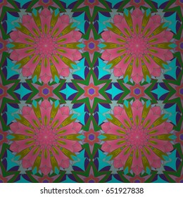 Vintage decorative elements. Vector illustration. Abstract Mandala. Oriental colored pattern on background. Islam, Arabic, Indian, turkish, pakistan, chinese, ottoman motifs.