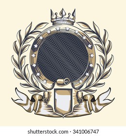 Vintage decorative emblem