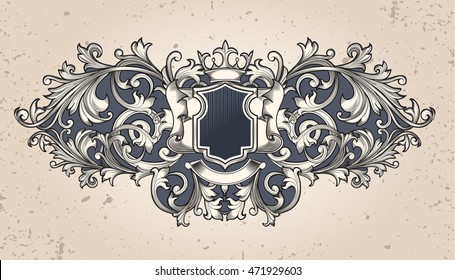 Vintage decorative emblem