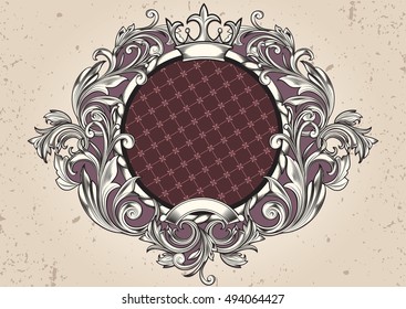 Vintage decorative emblem