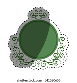 Vintage decorative emblem icon vector illustration graphic design