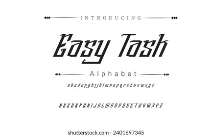 Vintage decorative font. Lettering design in retro style with label. Perfect for alcohol labels, logos, shops and many other.