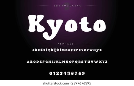 Vintage decorative font named with label design and background pattern