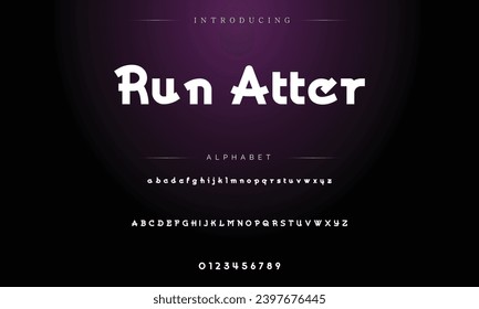 Vintage decorative font named with label design and background pattern