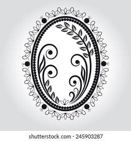 Vintage decorative frame