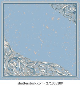 Vintage decorative frame