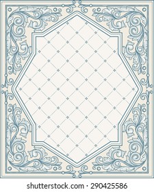 Vintage decorative frame