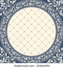 Vintage decorative frame