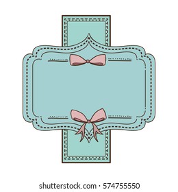 Vintage decorative frame icon vector illustration graphic design