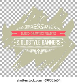 vintage decorative frames and flourishes