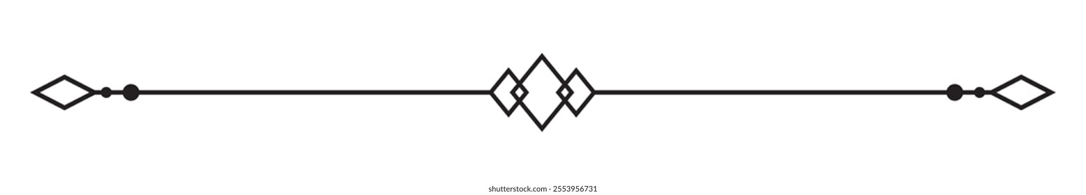Vintage decorative lines. text dividers. Line border. Lines separators, Borders, Vintage dividers, Underline elements. Vector illustration