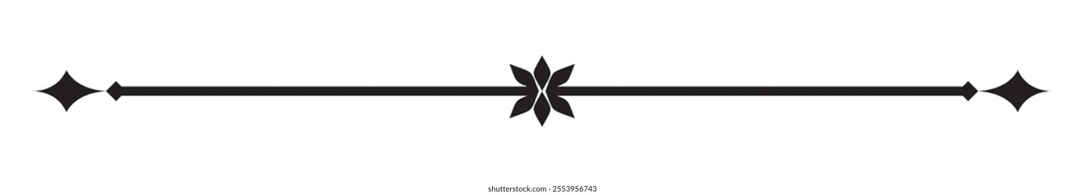 Vintage decorative lines. text dividers. Line border. Lines separators, Borders, Vintage dividers, Underline elements. Vector illustration