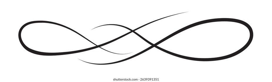 Vintage decorative lines. text dividers. Line border. Lines separators, Borders, Vintage dividers, Underline elements. Vector illustration