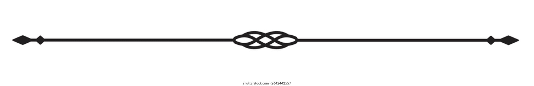 Linhas decorativas vintage. divisores de texto. Borda da linha. Separadores de linhas, Bordas, Divisores antigos, Elementos sublinhados. Ilustração vetorial