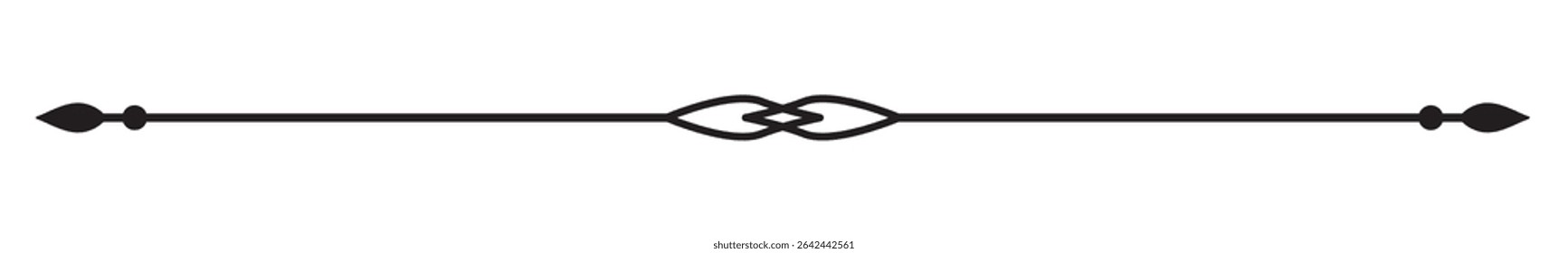 Linhas decorativas vintage. divisores de texto. Borda da linha. Separadores de linhas, Bordas, Divisores antigos, Elementos sublinhados. Ilustração vetorial