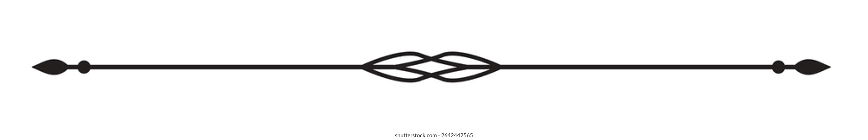 Linhas decorativas vintage. divisores de texto. Borda da linha. Separadores de linhas, Bordas, Divisores antigos, Elementos sublinhados. Ilustração vetorial