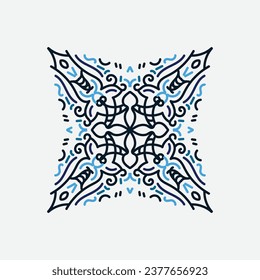 Vintage decorative ornament design element. vector illustration