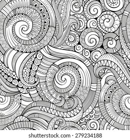 Vintage decorative ornamental seamless pattern