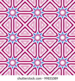 Vintage decorative ornamental seamless pattern background vector illustration
