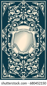 Vintage decorative ornate design