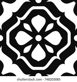 Vintage Decorative Pattern, Seamless Background.