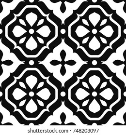 Vintage Decorative Pattern, Seamless Background.